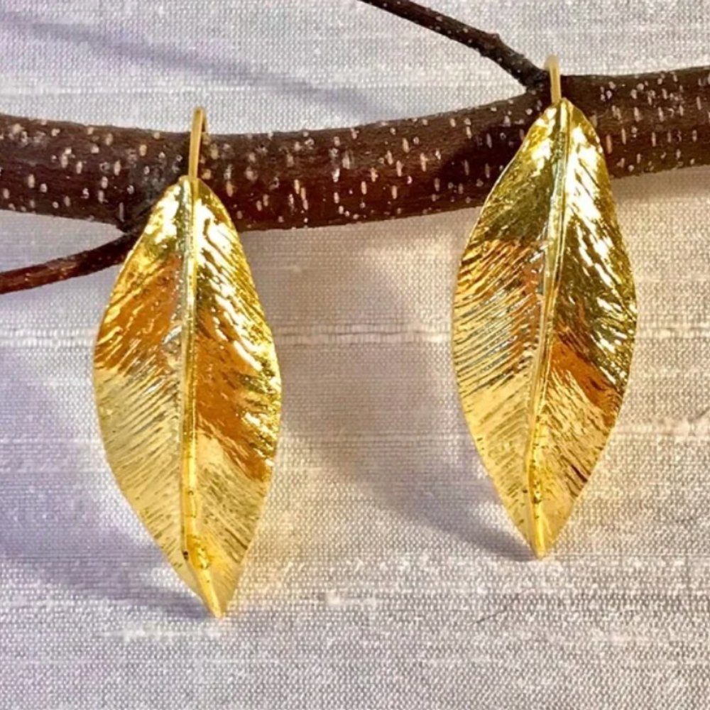 🍃Gold Leaf Earrings🍃